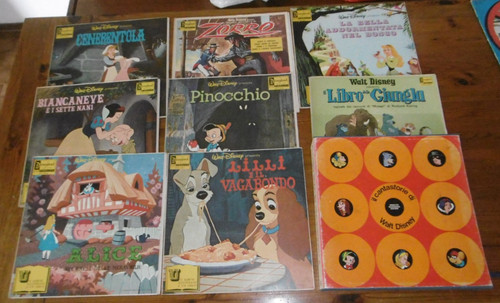 Cofanetto vinili disney - cofanetto, 8