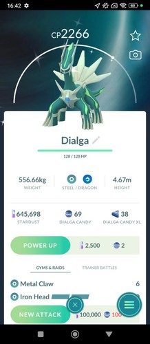Dialga shiny - dialga, only)