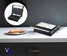 Bistecchiera Elettrica Acciaio Inox Piastre Antiaderenti Zephir653