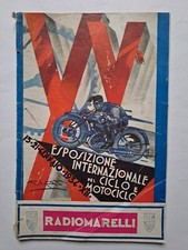 Guida XV ESPOSIZIONE INTERNAZIONALE DEL CICLO E MOTOCICLO Plinio Codognato 1934