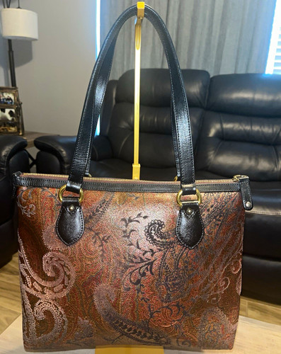 Borsa tote etro marrone - borsa,
