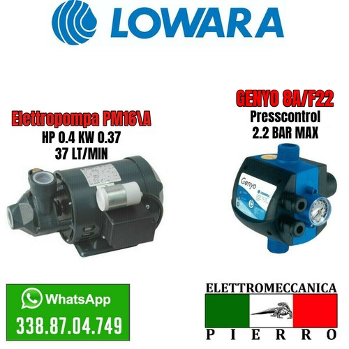 Elettropompa pompa lowara pm16 - pompa,