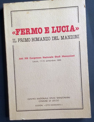 Fermo lucia il primo - aa.vv, e