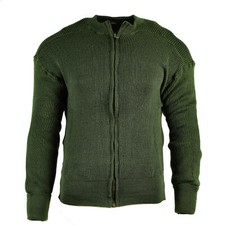 Cardigan maglione lana verde