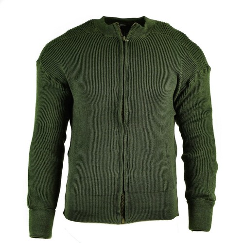 Cardigan maglione lana verde