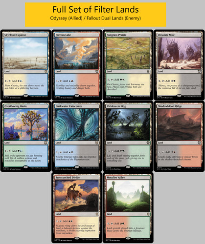 Mtg dual lands filtro - dual, /