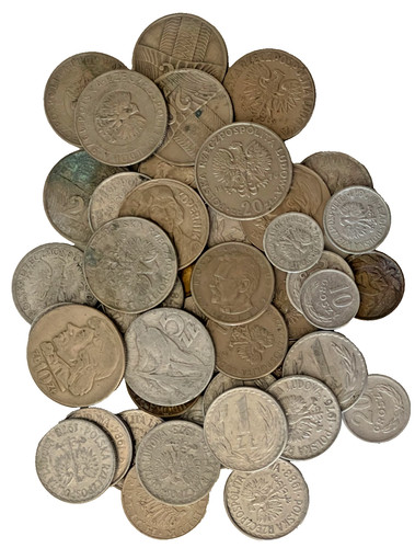Lotto monete polonia prl - 46,