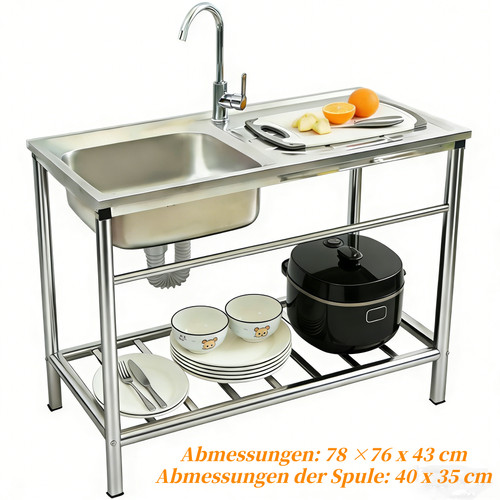 Lavabo acciaio inox lavello - lavabo,