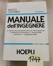 Manuale dell'ingegnere Volume 1 HOEPLI 1001747