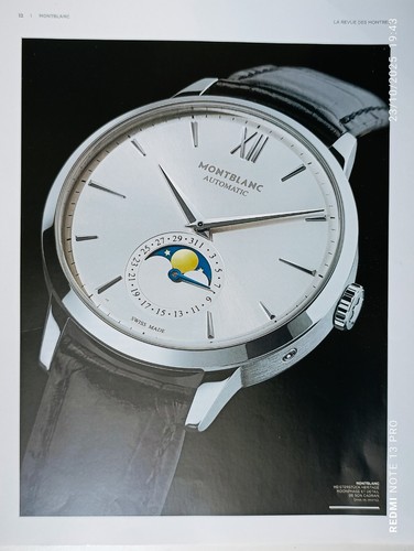 Pubblicità stampa orologio