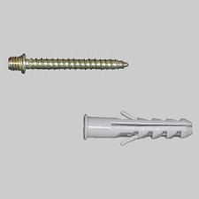 VITI E TASSELLI PER COLLARI LEGGERI  Vite 6x40  Tassello 8x40     NOBEX