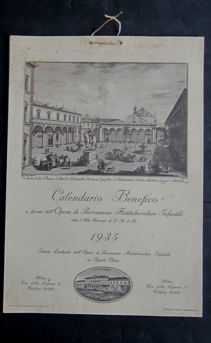 Calendario antitubercolare - calendario,