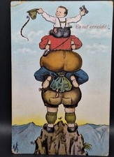 Cartolina divertente famiglia