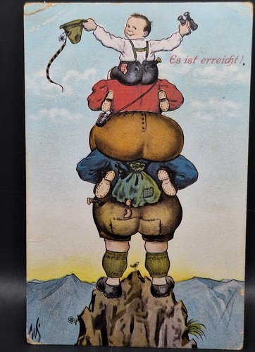Cartolina divertente famiglia