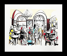 RENATO GUTTUSO -  LITOGRAFIA   CM.  50 X 75   CAFFE' GRECO