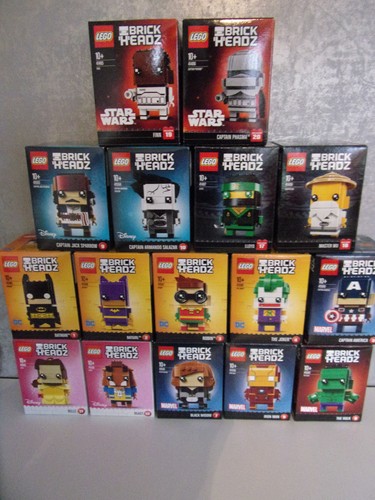 Lego brick headz wednesday - brick, (wednesday