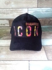 Cappellino Da Baseball Dsquered2 Icon Nuovi Senza Etichetta Mai Usato Regolabile