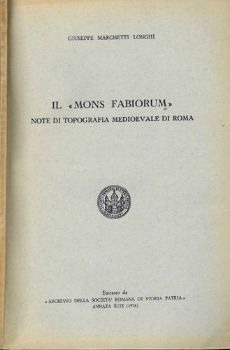 Mons fabiorum note di - il,