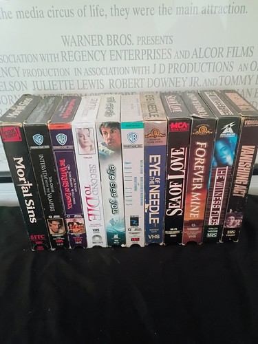 Vhs thrillers lot of - vhs,
