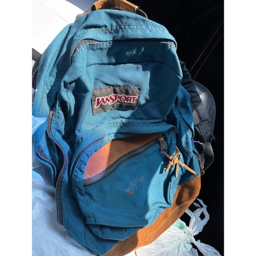 Zaino vintage jansport blu - zaino,