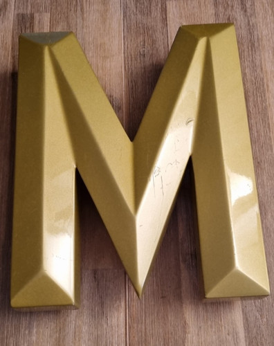 Lettera decorativa oro in - decorativa, 3d