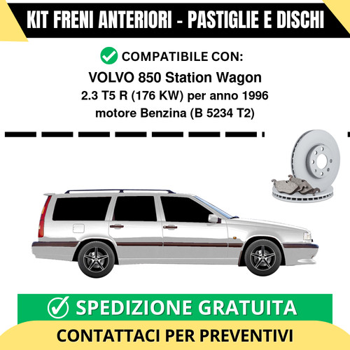 Kit freni anteriori - kit,