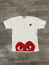 T-shirt Comme Des Garcons Play CDG Play taglia S bianca