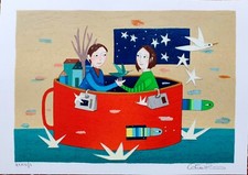 Catia Piacentini - Serigrafia polimaterica originale, numerata e firmata