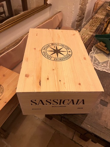 Sassicaia cassa legno vuota - cassa,