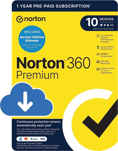 Norton 360 premium utilities - 360,