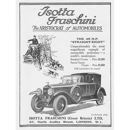 Isotta fraschini auto - l'auto, a
