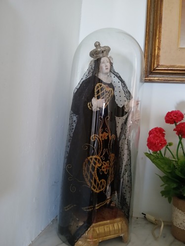 Statua madonna addolorata con - statua,