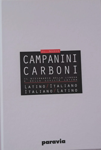Dizionario latino campanini - latino,