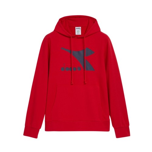 Diadora hoodie big logo felpa - diadora,
