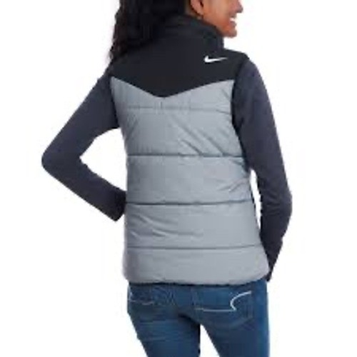 Nike puffer vest donna grigio - nike,