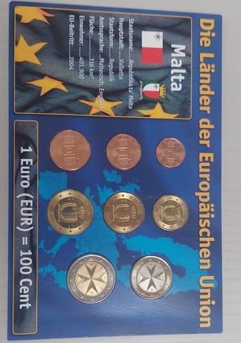 Monete euro corso malta - monete, 1