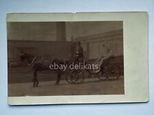 CAVALLO CARROZZA horse coach vecchia cartolina 