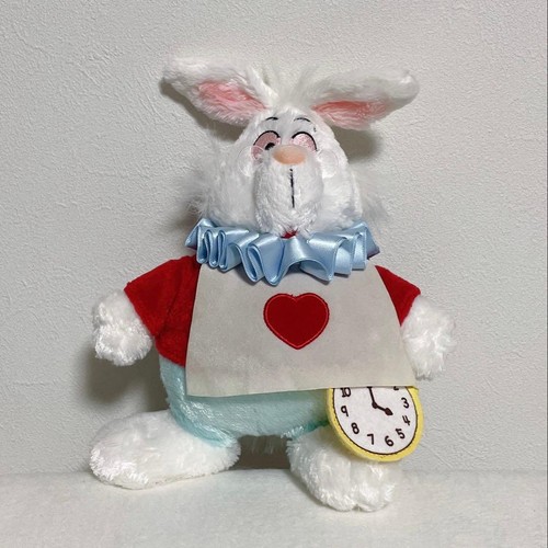 Peluche coniglio bianco alice - peluche,