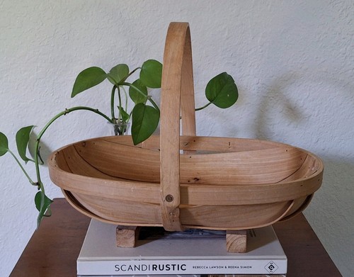 Cesto legno curvato vintage