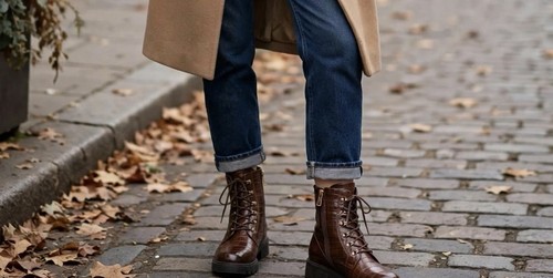 Stivaletti donna pelle marrone