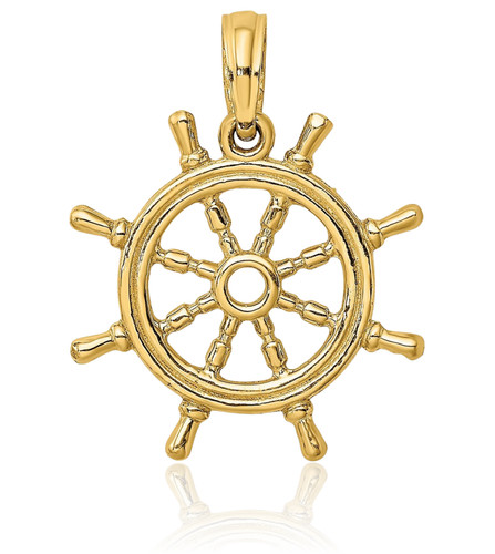 Collana con ciondolo ruota