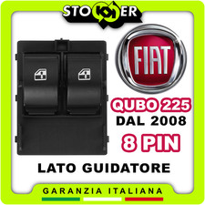 Pulsantiera Alzacristalli Doppio Interruttore Vetri Anteriori FIAT QUBO 225 8PIN
