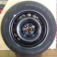 Ruota di scorta Spare Wheel 205/55 R16 91H cerchio Vw 6.5Jx16 H2 5x100 ET42