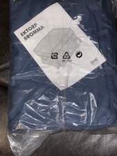Nuovo copri poggiapiedi ottomano blu IKEA Ektorp Bromma 201.930.88 13289