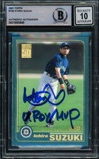 Ichiro Suzuki Auto 2001 Topps