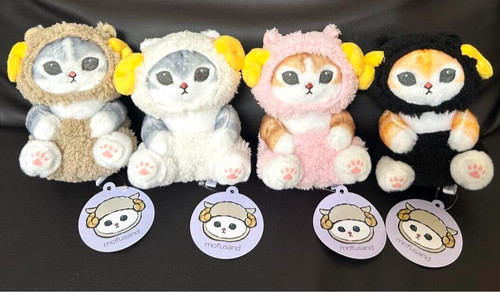 Set mascotte peluche gatto - set,