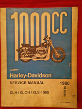 HARLEY-DAVIDSON Manuale di servizio di fabbrica per XLH, XLCH & XLS-1000, 1979 - 1980
