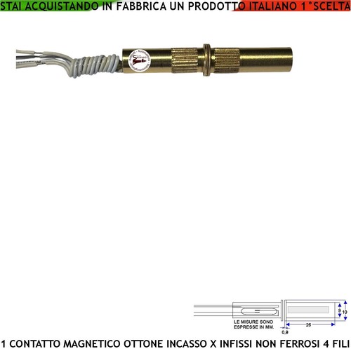 Sensore magnetico antifurto - sensore,