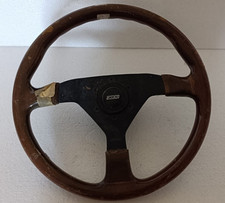 VOLANTE Fiat MOMO in legno radica per Fiat auto d'epoca originale