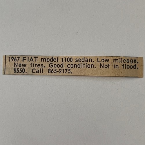 Fiat modello 1100 - fiat, 1967